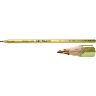 Koh-i-Noor, Écriture + dessin, Farbstift Magic - sechseckige Farbstifte mit einer dreifarbigen Mine Koh-i-Noor, Écriture + dessin, Farbstift Magic - sechseckige Farbstifte mit einer dreifarbigen Mine