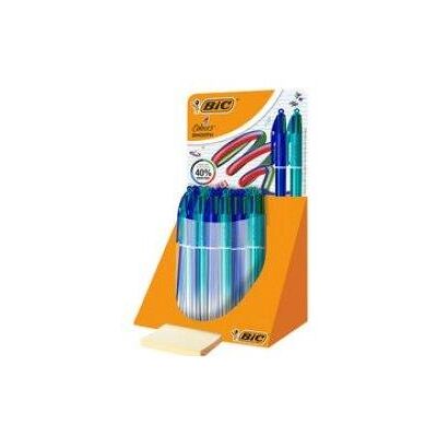 Bic, Stylo, Druckkugelschreiber 4 Colours Smooth Gradient, Display Strichfarben: blau, rot, grün, schwarz, rund Bic, Stylo, Druckkugelschreiber 4 Colours Smooth Gradient, Display Strichfarben: blau, rot, grün, schwarz, rund