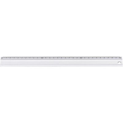 Alco, Règle, Règle en aluminium, 30 cm de long (30 cm, Aluminium) Alco, Règle, Règle en aluminium, 30 cm de long (30 cm, Aluminium)