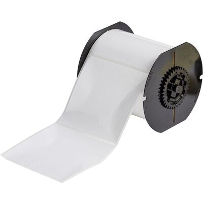 Brady, Rouleau d’étiquettes, B33-161-484, polyester 25µ, blanc, brillant, 101.60 x 101.60 mm, extrêmement adhésif (350 E. (101.60 mm) Brady, Rouleau d’étiquettes, B33-161-484, polyester 25µ, blanc, brillant, 101.60 x 101.60 mm, extrêmement adhésif (350 E. (101.60 mm)