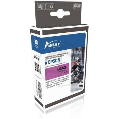 Astar, Cartouche d'impression, AS70068 EPS. XP2100 TINTE mag HC - Magenta Astar, Cartouche d'impression, AS70068 EPS. XP2100 TINTE mag HC - Magenta