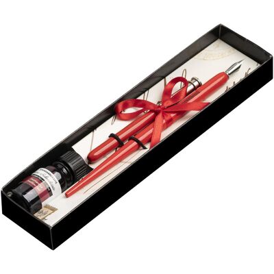Standardgraph, Stylo, Kalligraphie-Set Combi Rot Federhalter+Verlängerer+Tinte10ml Standardgraph, Stylo, Kalligraphie-Set Combi Rot Federhalter+Verlängerer+Tinte10ml