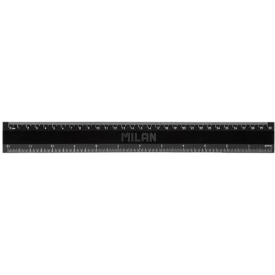 Milan, Règle, Règle 30cm Shadow (30 cm, Matières plastiques) Milan, Règle, Règle 30cm Shadow (30 cm, Matières plastiques)