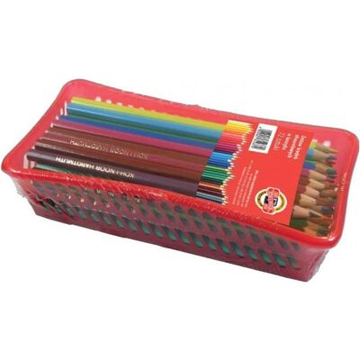 Koh-i-Noor, Écriture + dessin, Crayons aquarelle dans un panier 72 couleurs (378004) (72x) Koh-i-Noor, Écriture + dessin, Crayons aquarelle dans un panier 72 couleurs (378004) (72x)