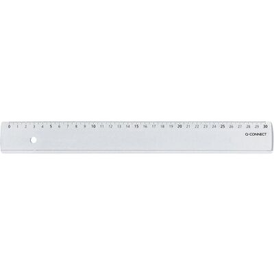 Q-Connect, Règle, Échelle (30 cm, Matières plastiques) Q-Connect, Règle, Échelle (30 cm, Matières plastiques)