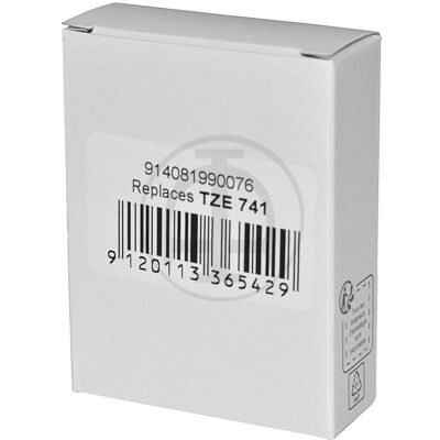 Neutral, Ruban d'étiquetage, PTOUCH TZE741 29mm GRIS-NOIR Ruban 8m laminé (2.90 cm, Vert) Neutral, Ruban d'étiquetage, PTOUCH TZE741 29mm GRIS-NOIR Ruban 8m laminé (2.90 cm, Vert)