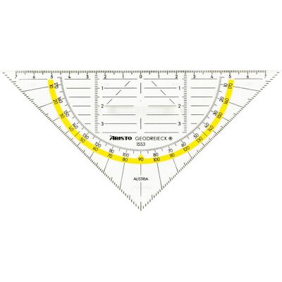 Aristo, Règle, Angle 16cm 1553 Hypoténuse (16 cm, Matières plastiques) Aristo, Règle, Angle 16cm 1553 Hypoténuse (16 cm, Matières plastiques)