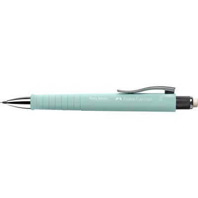 Faber-Castell, Crayon à papier + critérium, Porte-mines Poly Matic 0,7mm caribic blue (0.70 mm, B, 1x) Faber-Castell, Crayon à papier + critérium, Porte-mines Poly Matic 0,7mm caribic blue (0.70 mm, B, 1x)