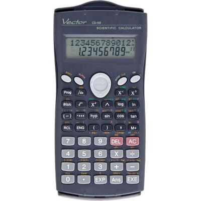 Casio Calculatrice, Calculatrice CALCULATOR VECTOR KAV CS-103 (Fonctionnement sur batterie) Casio Calculatrice, Calculatrice CALCULATOR VECTOR KAV CS-103 (Fonctionnement sur batterie)