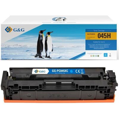 G&G, Toner, kompatibel Toner mit Canon 045HC, NT-PC045XC, cyan, 2200S G&G, Toner, kompatibel Toner mit Canon 045HC, NT-PC045XC, cyan, 2200S