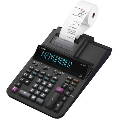 Casio Calculatrice, Tischrechner druckend schwarz (Fonctionnement sur piles, Fonctionnement sur secteur) Casio Calculatrice, Tischrechner druckend schwarz (Fonctionnement sur piles, Fonctionnement sur secteur)