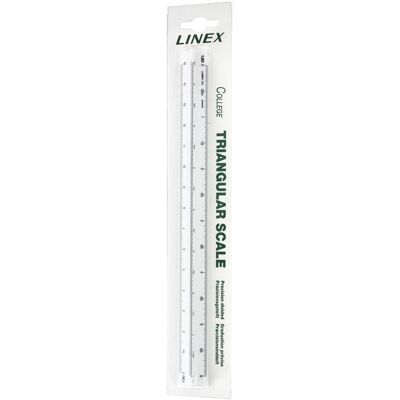 Linex, Règle, Règle triangulaire 30cm (30 cm, Matières plastiques) Linex, Règle, Règle triangulaire 30cm (30 cm, Matières plastiques)