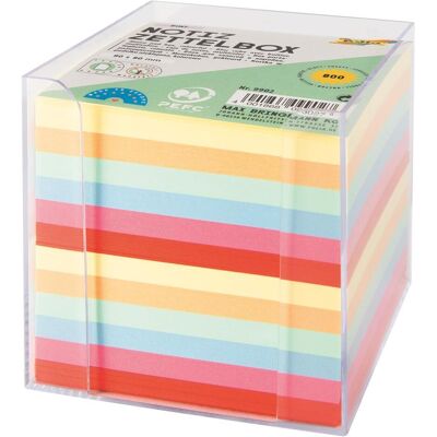 Folia, Notes adhésives, Boîte à notes Topas-transparent (90 x 90 mm) Folia, Notes adhésives, Boîte à notes Topas-transparent (90 x 90 mm)
