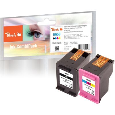 Peach, Cartouche d'impression, Pack économique de têtes d'impression compatibles avec HP No. 650 Series (C, CF) Peach, Cartouche d'impression, Pack économique de têtes d'impression compatibles avec HP No. 650 Series (C, CF)