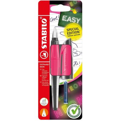 Stabilo, Stylo, Stylo d'école EASYbuddy L rose néon, emballage blister dans une boîte pliante (1x) Stabilo, Stylo, Stylo d'école EASYbuddy L rose néon, emballage blister dans une boîte pliante (1x)