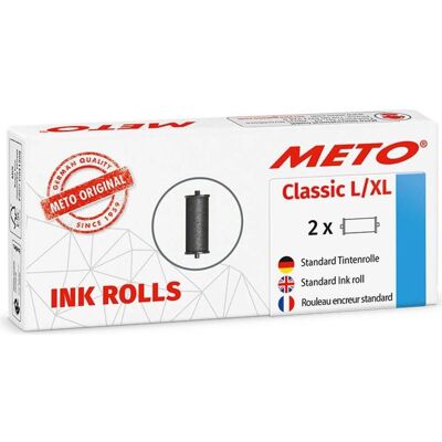METO Rouleau à encre pour étiqueteuse de prix, Relieuse : accessoires, Noir METO Rouleau à encre pour étiqueteuse de prix, Relieuse : accessoires, Noir