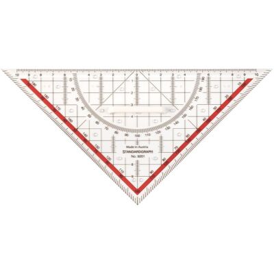 Standardgraph, Règle, Zeichendreieck 200° Abn, Griff (23 cm, Matières plastiques) Standardgraph, Règle, Zeichendreieck 200° Abn, Griff (23 cm, Matières plastiques)