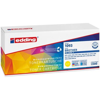 Edding, Toner, gelb Toner kompatibel zu brother TN-248XLY (Y) Edding, Toner, gelb Toner kompatibel zu brother TN-248XLY (Y)