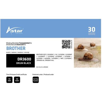 Astar, Toner, AS20527 BROTHER DR3600 HL OPC Astar, Toner, AS20527 BROTHER DR3600 HL OPC
