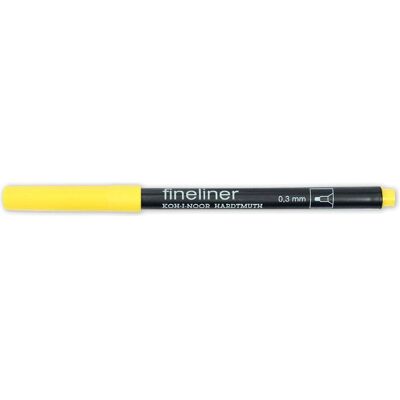 Koh-i-Noor, Stylo, Fineliner - Feinschreiber, Rundspitze - 0,3 mm Strichst rke / 02 - Dark Yellow (1x) Koh-i-Noor, Stylo, Fineliner - Feinschreiber, Rundspitze - 0,3 mm Strichst rke / 02 - Dark Yellow (1x)