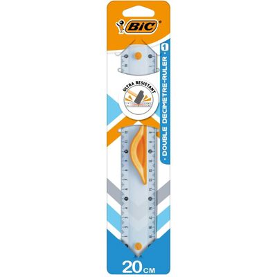 Bic, Règle, Lineal 20cm Doppellineal 1Stk (20 cm) Bic, Règle, Lineal 20cm Doppellineal 1Stk (20 cm)