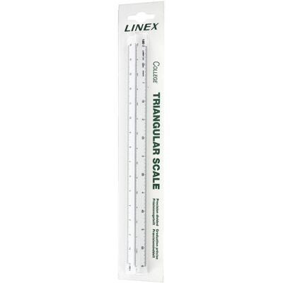 Linex, Règle, Règle triangulaire 30cm (30 cm, Matières plastiques) Linex, Règle, Règle triangulaire 30cm (30 cm, Matières plastiques)