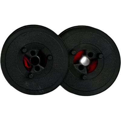 Kores, Ruban d'étiquetage, Ruban nylon noir/rouge (1.30 cm, Noir, Rouge) Kores, Ruban d'étiquetage, Ruban nylon noir/rouge (1.30 cm, Noir, Rouge)