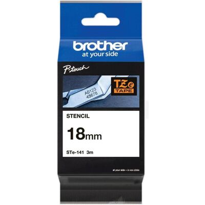 Brother Ruban d'étiquetage, Ste-141 (1.80 cm, Noir) Brother Ruban d'étiquetage, Ste-141 (1.80 cm, Noir)