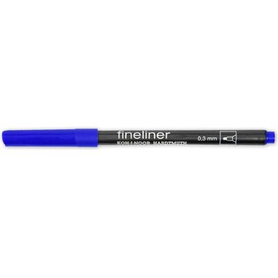 Koh-i-Noor, Stylo, Fineliner - Feinschreiber, Rundspitze - 0,3 mm Strichst rke / 15 - Blue Koh-i-Noor, Stylo, Fineliner - Feinschreiber, Rundspitze - 0,3 mm Strichst rke / 15 - Blue