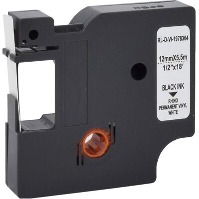 Neutral, Ruban d'étiquetage, DYMO D1 12mm NOIR-BLANC (1.20 cm, Blanc, Noir) Neutral, Ruban d'étiquetage, DYMO D1 12mm NOIR-BLANC (1.20 cm, Blanc, Noir)