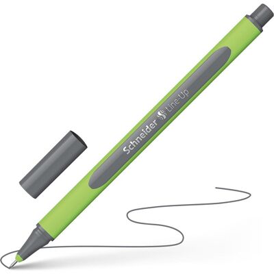 Schneider, Stylo, Fineliner Line-Up - Gris foncé (10x) Schneider, Stylo, Fineliner Line-Up - Gris foncé (10x)