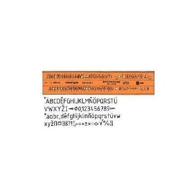 Standardgraph, Règle, Pochoir de caractères 3,5 mm Standardgraph, Règle, Pochoir de caractères 3,5 mm