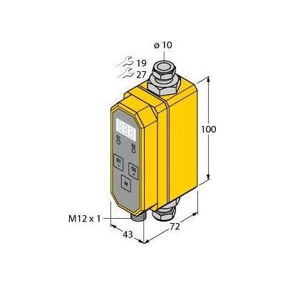 Turck FTCI10D10A4P2UP8XH11, Bouton + interrupteur Turck FTCI10D10A4P2UP8XH11, Bouton + interrupteur