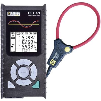 Chauvin Arnoux PEL 51 Analyseur de réseau monophasé avec pinces ampèremétriques, avec fonction logger, Métrologie Chauvin Arnoux PEL 51 Analyseur de réseau monophasé avec pinces ampèremétriques, avec fonction logger, Métrologie