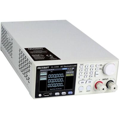 Voltcraft EL-2200 Elektronische Last 600 V/DC 20 A 200 W, Alimentation de laboratoire, Gris Voltcraft EL-2200 Elektronische Last 600 V/DC 20 A 200 W, Alimentation de laboratoire, Gris