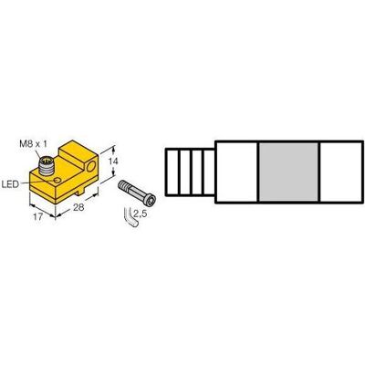 Turck BIM-NST-AP6X-V1131, Bouton + interrupteur Turck BIM-NST-AP6X-V1131, Bouton + interrupteur