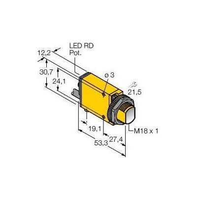 Turck, Détecteur de mouvements, Opto Sensor Récepteur barrage SM31RLMHSQDP (30 m) Turck, Détecteur de mouvements, Opto Sensor Récepteur barrage SM31RLMHSQDP (30 m)