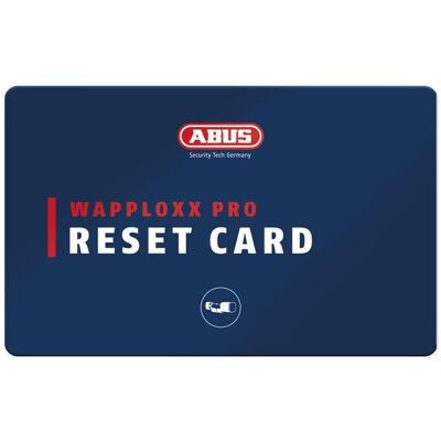 Abus, Protection contre le cambriolage + système d'alarme, Carte de réinitialisation WLX Pro Abus, Protection contre le cambriolage + système d'alarme, Carte de réinitialisation WLX Pro