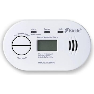 Kidde, Alarme, koolmonoxidemelder met digitaal display 3V Kidde, Alarme, koolmonoxidemelder met digitaal display 3V