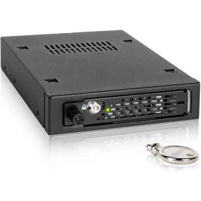 Icy Dock MB491SKL-B 2.5in HDD Case for industrial systems SAS/SATA3 HDD/SSD dust cover key lock, Disque dur : accessoires Icy Dock MB491SKL-B 2.5in HDD Case for industrial systems SAS/SATA3 HDD/SSD dust cover key lock, Disque dur : accessoires