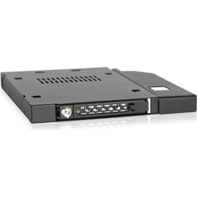 Icy Dock Châssis amovible 2.5" SATA/SAS HDD/SSD pour baie Slim ODD/FDD avec serrure, Disque dur : accessoires Icy Dock Châssis amovible 2.5" SATA/SAS HDD/SSD pour baie Slim ODD/FDD avec serrure, Disque dur : accessoires