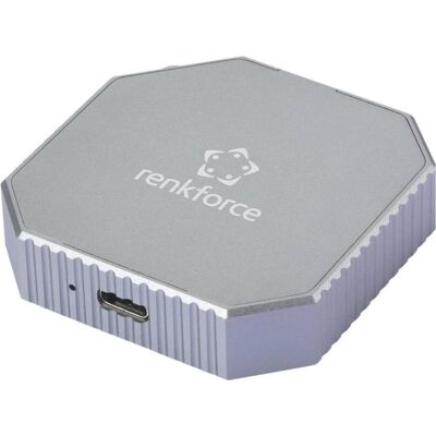 Renkforce RF-M2E-200 M.2-Festplatten-Gehäuse USB-C, M.2 SATA, M.2 PCIe NVMe M. (M.2), Boîtier pour disques durs, Gris Renkforce RF-M2E-200 M.2-Festplatten-Gehäuse USB-C, M.2 SATA, M.2 PCIe NVMe M. (M.2), Boîtier pour disques durs, Gris