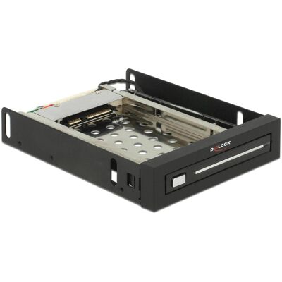 Delock Cadre amovible pour 1 x 2.5" HDD/SDD, Disque dur : accessoires Delock Cadre amovible pour 1 x 2.5" HDD/SDD, Disque dur : accessoires