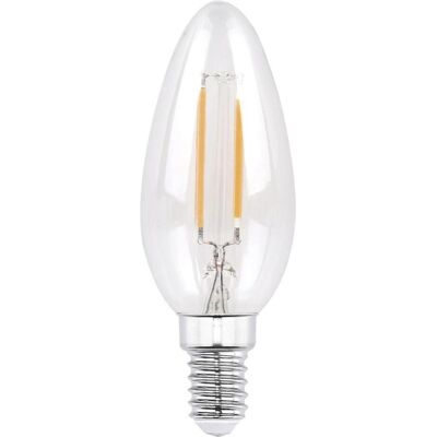 Hama Ampoule, LED-Gloeidraadlamp E14 250LM Vervangt 25W Kaars B35 Helder Warm White (E14, 250 lm, 1x) Hama Ampoule, LED-Gloeidraadlamp E14 250LM Vervangt 25W Kaars B35 Helder Warm White (E14, 250 lm, 1x)