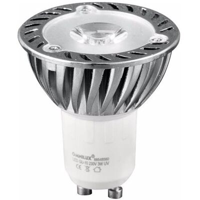 Omnilux GU-10 230V 1x3W LED UV actif (3 W), Technique d'éclairage : ampoule Omnilux GU-10 230V 1x3W LED UV actif (3 W), Technique d'éclairage : ampoule