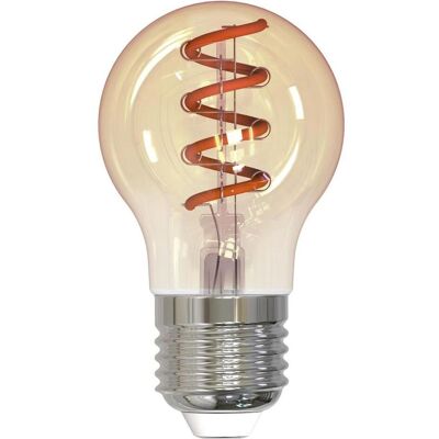 Hama Ampoule, LED-Gloeidraadlamp E27 Druppel P45 Amber Helder Extra Warm White DIMB. (E27, 160 lm, 1x) Hama Ampoule, LED-Gloeidraadlamp E27 Druppel P45 Amber Helder Extra Warm White DIMB. (E27, 160 lm, 1x)