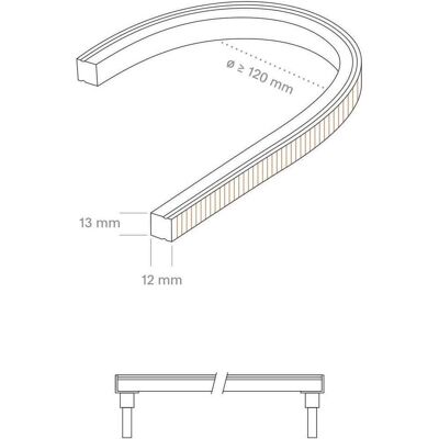 Sigor, Bande LED, 9,6W/m Bande LED ART TOP 2700K 5m 120LED/m IP67 24V 640lm/m RA90 (Blanc chaud, 500 cm, Intérieur) Sigor, Bande LED, 9,6W/m Bande LED ART TOP 2700K 5m 120LED/m IP67 24V 640lm/m RA90 (Blanc chaud, 500 cm, Intérieur)