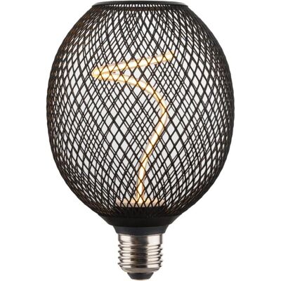 Hama Ampoule, LED-Gloeidraadlamp E27 Mesh Smoke Helder Extra Warm White DIMB. (E27, 100 lm, 1x) Hama Ampoule, LED-Gloeidraadlamp E27 Mesh Smoke Helder Extra Warm White DIMB. (E27, 100 lm, 1x)