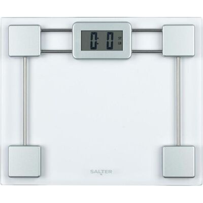 Salter, Pèse-personne, 9081 SV3RFTE Échelle de salle de bain électronique en verre (150 kg) Salter, Pèse-personne, 9081 SV3RFTE Échelle de salle de bain électronique en verre (150 kg)