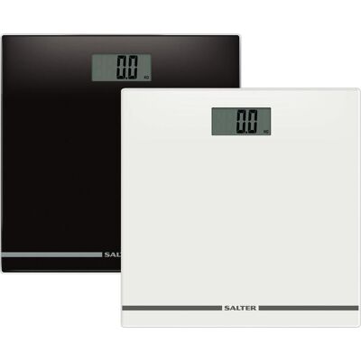 Salter, Pèse-personne, 9205 BK3RCEU16 Grand écran en verre Échelle électrique noire (180 kg) Salter, Pèse-personne, 9205 BK3RCEU16 Grand écran en verre Échelle électrique noire (180 kg)